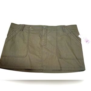 Wild Fable Olive Green Mini Skirt